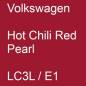 Preview: Volkswagen, Hot Chili Red Pearl, LC3L / E1.